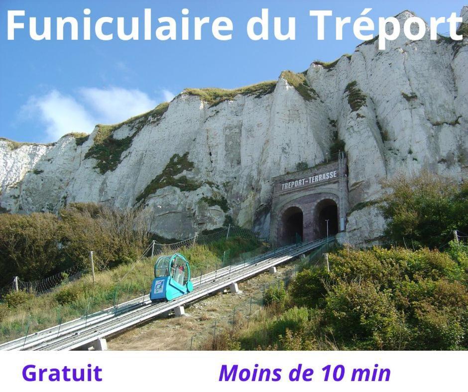 Caprices De Mer Appartement Avec Grand Balcon Et Vue A 300 M Plage, Apercu Mer, Lit Queen Size, Mers Les Bains Le Treport , Petit Dejeuner En Option, 2 Velos Fournis Экстерьер фото